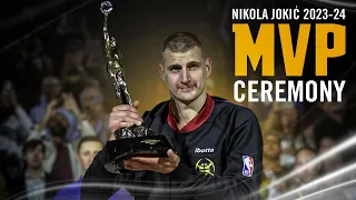 Nikola Jokić Full 2023-24 MVP Trophy Ceremony 🏆