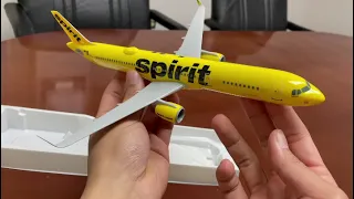 SKR1020 SKYMARKS SPIRIT A321NEO 1/150 NEW LIVERY W/WIFI DOME by SkyMarks Models.