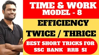 TIME AND WORK MODEL - 8 BY Chandan Venna | FOR SSC CGL/CHSL | BANK PO/CLERK | RRB NTPC |CAT| SI