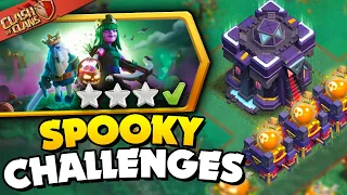 Easily 3 Star the Spooky Challenges (Clash of Clans)