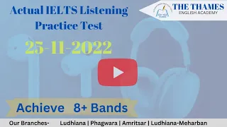 Actual IELTS Listening | Practice Test  | Achieve 8+ Bands (official rental)