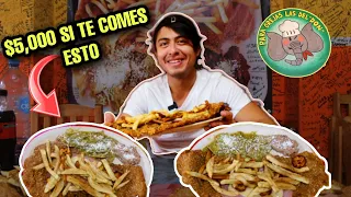 $5,000 SI TE COMES 3 MILANESAS EN 30 MINUTOS | **EL RETO IMPOSIBLE DE TOLUCA (REVANCHA)🔥🌮