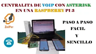 1º Centralita de Voip con ASTERISK en una Raspberry pi 3 || FreePBX