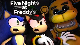 Sonic & Shadow Play Five Nights At Freddy's - (ENDING)