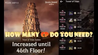 Tower of Trials Update Floor 46 | Black Desert Mobile