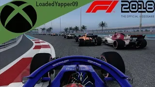 F1 2018 - Brendon Hartley - Abu Dhabi [Xbox One S Gameplay]