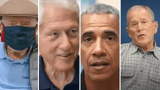 All living former US Presidents urge Americans to get vaccinated in new video - except Trump