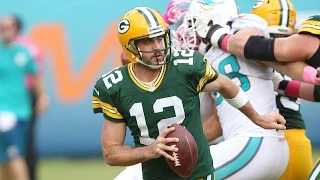 Aaron Rodgers shows why he is the best on this touchdown versus the Dolphins (Week 6, 2014)