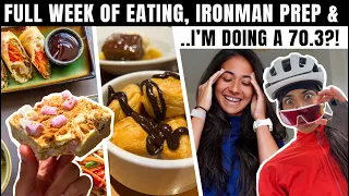 Full Week Of Ironman Training & Eating *doing a 70.3 THIS weekend*