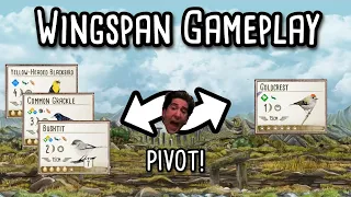 Wingspan Gameplay | Full Tuck pivot into Goldcrest!
