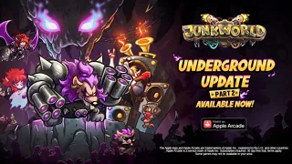 Junkworld UnderGround 15 Boss Fight New Update  (Gameplay Apple Arcade)