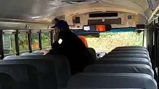 School bus back seat ride - 2023 IC CE