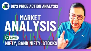 Real-Time Technical Analysis: Nifty, Bank Nifty, and Stocks | DK Sinha