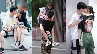 Funny Couple fashion on the street,fancy show love/cặp đôi ngọt ngào ở Trung Quốc(2019 fashion)