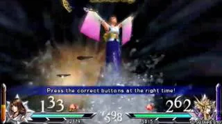 Dissidia 012 Final Fantasy Yuna vs The Emperor (Story Mode Battle)