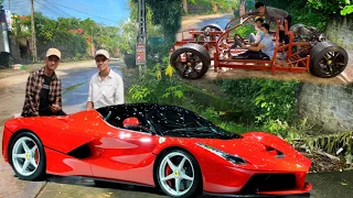 Complete powertrain for homemade Ferrari .We built a Laferrari ourselves