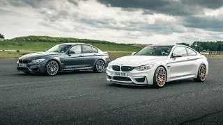 BMW M3 Comp Pack vs BMW M4 GTS | Drag Races | Top Gear