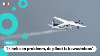 Passagier zonder ervaring landt vliegtuig