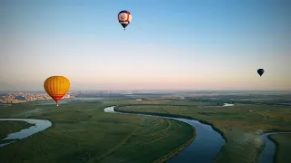 #Aerial #Dji #Balloon #Воздушные шары в небе Новый сезон 2023 Небо России Воздухоплавание Аэростат