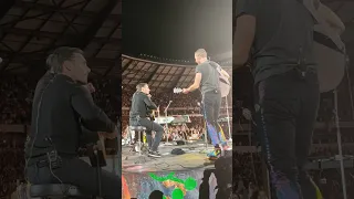 Balada da Despedida ColdPlay (Chris Martin), Carminho e Bárbara Bandeira último concerto em Coimbra