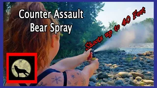 Counter Assault Bear Spray shoots 40 Feet!