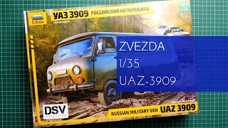 Zvezda 1/35 UAZ 3909 (3644) Review