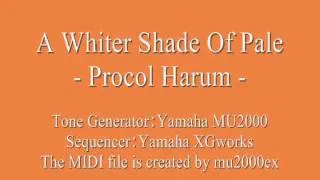 A Whiter Shade Of Pale - Procol Harum (cover) / MIDI version