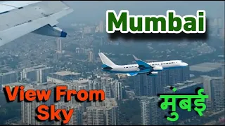 Mumbai Aerial View | Landing at Mumbai Airport | Asia most populated Dharavi Slum | Yashi Vlogs