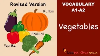 Learn German | German Vocabulary | Gemüse | Vegetables in German | A1 | A2