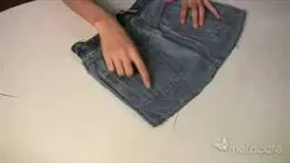 Recycle your old jeans to Make A Cool Laptop Bag