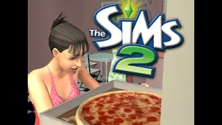 Sims 2 Pizza - It is SO realistic! Funny detail you didn't notice!