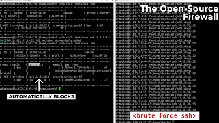 The Open-Source Firewall & IPS - A Quick Demo of CrowdSec (brute force ssh attack demo)