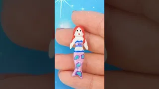 How To Make Mini Mermaid Toy For Barbie 💖💖💖 | MINIATURE IDEAS FOR DOLLHOUSE | #Shorts