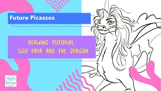 Drawing Tutorial of Sisu From Raya and The Last Dragon- Future Picassos