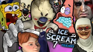 El heladero malvado 7 con MEMES - ICE SCREAM 7 (Mejores momentos)