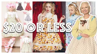 All the Lolita Dresses I Bought for Less Than $20 #shorts