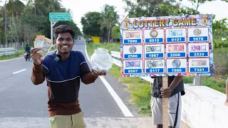 போனால் வராது.... Real Lottery Game In Rode Side 💰 Public Reaction 😳 #mrsuncity