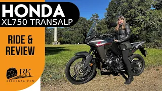 2023 Honda XL750 Transalp review - walk around and riding video