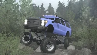 NEW Mall Crawler Ford Excursion SpinTires MudRunner (Mall Crawlers Return)