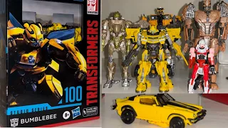 Transformers studio series 100 deluxe bumblebee review Rise of the beasts SS movie figure collection