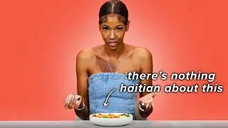 Haitians Try Each Others Spaghetti