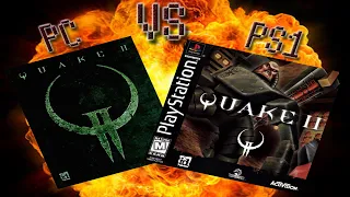 QUAKE 2 PC Version VS PS1 Version