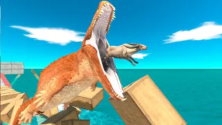 Who Can Survive and Cross the Bridge Over the Sea? - Animal Revolt Battle Simulator