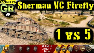 World of Tanks Sherman VC Firefly Replay - 9 Kills 2.6K DMG(Patch 1.4.0)