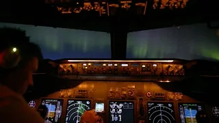 Man Captures Aurora Borealis From Cockpit