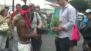 Paul Salfen with the Shaman in Mexico City