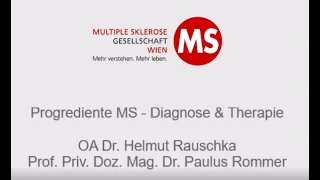 Herbstvortrag 2021 - Progrediente Multiple Sklerose - Diagnose & Therapie