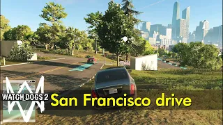 San Francisco south to north drive | Watch Dogs 2 | driving normally