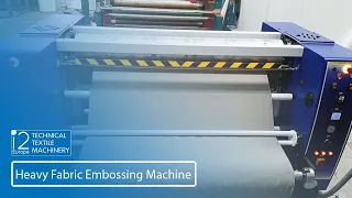 Heavy Fabric Embossing Machine