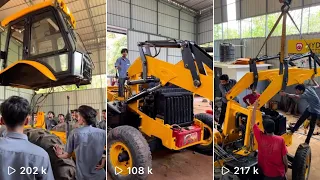 JCB Manufacturing process at the factory